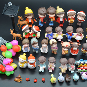 New Thiết Kế Phim Hoạt Hình Đáng Yêu Đồ Chơi Trẻ Em Trẻ Em Con Người Bé Búp Bê Nhựa Thu Nhỏ Hình - Product Image 5