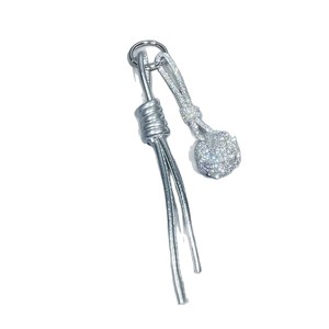 Crystal Key <b>Chains</b> Handmade Artificial Leather Pendant With Synthetic Crystals Portable DIY Jewelry Accessories - Product Image 5