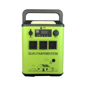 Best Selling Solar Generator Portable Power Station Fast Charging For Home Solar Energy System With 200W Solar Folding Panel