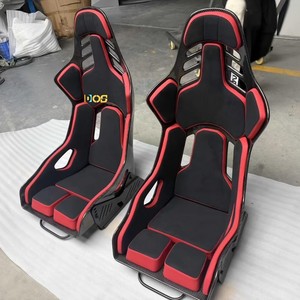 Asientos Universales para Automóvil de Fibra de Carbono/Fibra de Vidrio, Tipo Bucket, con Diferentes Colores, Asiento de Carreras - Product Image 3