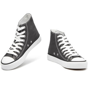 Chaussures en toile personnalisées à bas prix en gros pour femmes, logo personnalisé, baskets montantes pour femmes, chaussures en toile XRH - Product Image 5