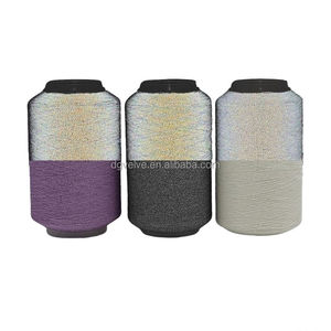 Pure White Reflective Yarn Visibility Knitting Yarn for Knitting Factory Durable for Sweaters Scarves Hats <strong>Socks</strong> Knitwear - Product Image 1