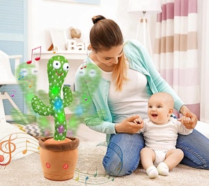 Juguete <span class=keywords><strong>de</strong></span> Peluche <span class=keywords><strong>de</strong></span> Cactus Bailarín y Hablador con Acabado Lavado Súper Suave, Repite Canciones y Habla, Juguete <span class=keywords><strong>de</strong></span> Peluche <span class=keywords><strong>para</strong></span> Bebés y Adultos - Product Image 5
