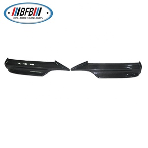 カーボンファイバー Mテックタイプ フロントバンパーリップスポイラー スプリッター 2個入り 3シリーズ E90 MT プレLCI用 - Product Image 2