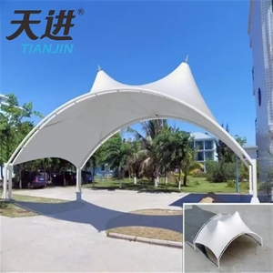 Tissu de bâche en PVC imperméable de Tianjin 1000 GSM Membrane de toiture pour structure tendue - Product Image 3