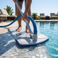 Tête d'aspiration robuste en fonte lestée 60103CS Deluxe pour l'entretien des piscines