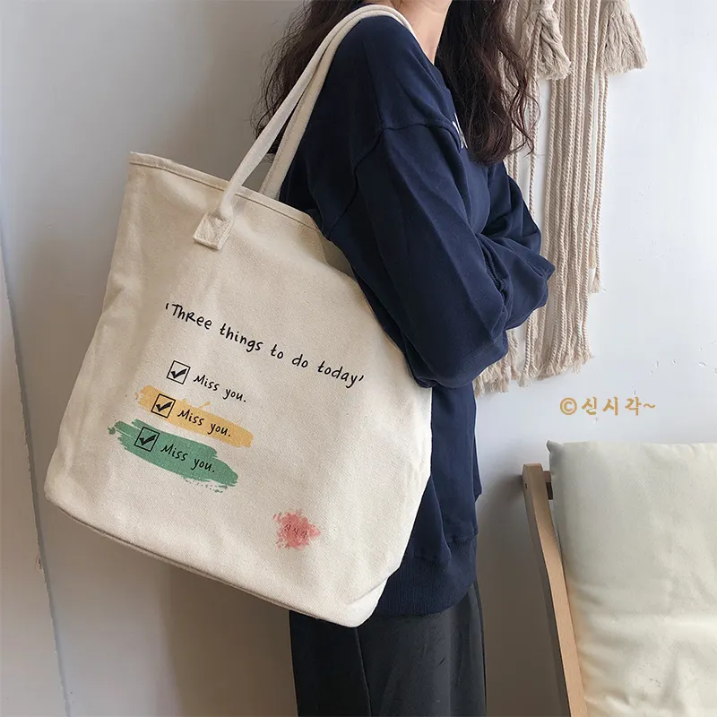 Hot sale fashion travel outdoor shoulder straps letter printing women ladies pool large capacity cotton canvas beach tote bag