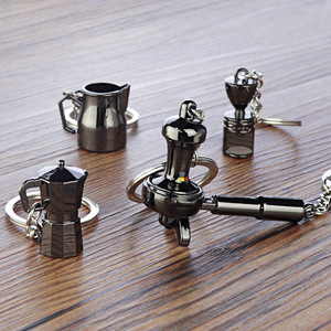 Tùy Chỉnh 3D 3D Thép Không Gỉ Cà Phê <span class=keywords><strong>Keychain</strong></span> Mặt Dây Chuyền Sáng Tạo Kim Loại <span class=keywords><strong>Keychain</strong></span> Cho Xe Kỷ Niệm Món Quà Nhỏ Cà Phê Hợp Kim - Product Image 2