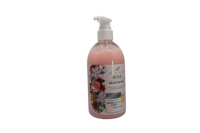 Savon exfoliant liquide à la rose parfumée pour un gommage corporel doux et un arôme romantique