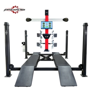 Jintuo un conjunto completo de equipo de vehículo elevador de coche elevador de tijera hidráulico máquina de alineación de ruedas 3D para la venta - Product Image 1