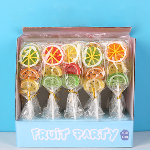 Snacks para Niños con Vitamina C, Brochetas <span class=keywords><strong>de</strong></span> Fruta, Dulces Suaves, Rodajas <span class=keywords><strong>de</strong></span> Sandía y Naranja, Paletas - Product Image 6