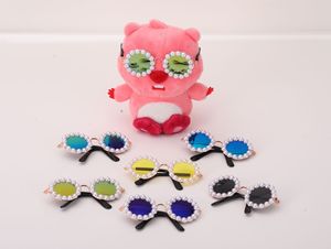 Occhiali da sole per animali domestici alla moda per cani occhiali da sole 7cm 8cm 10cm simpatici piccoli occhiali in metallo a buon mercato per la decorazione dell'animale domestico - Product Image 6