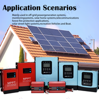 Contrôleur de charge solaire MPPT MYAMI à bas prix, 1200W, réglable, 48V 60V 72V, boost, 30A, entrée de courant PV pour batterie solaire au lithium