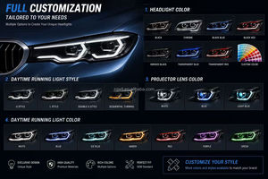 ไฟรถยนต์ WLJ รุ่นใหม่ 6000K LED สีขาว/เหลือง/อำพัน/แดง แบบ V2 ไฟ DRL สำหรับรถยนต์ซีรีย์ 4 รุ่น F32/F33/F36/F80/F82/F8X M3/M4 - Product Image 6