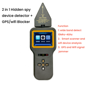 DS818 Détecteur de caméra cachée, scanner de signal de téléphone portable, GPS, Wifi, infrarouge portable, anti-espionnage - Product Image 1