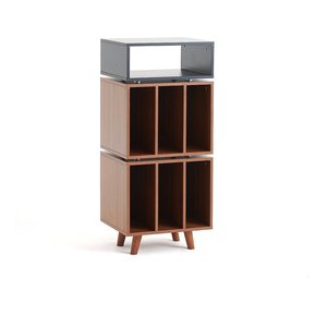 Mobile HI FI STOCKHOLM 1100 Noir et Noyer NORSTO110ABSWN - Product Image 2
