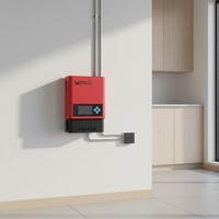 Contrôleur de charge solaire MPPT Vmaxpower 40A 12V/24V/48V à reconnaissance automatique avec écran LCD pour systèmes connectés au réseau