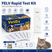 Test rapide d'anticorps FIV pour chat, kit de détection vétérinaire par flux latéral du virus de l'immunodéficience féline