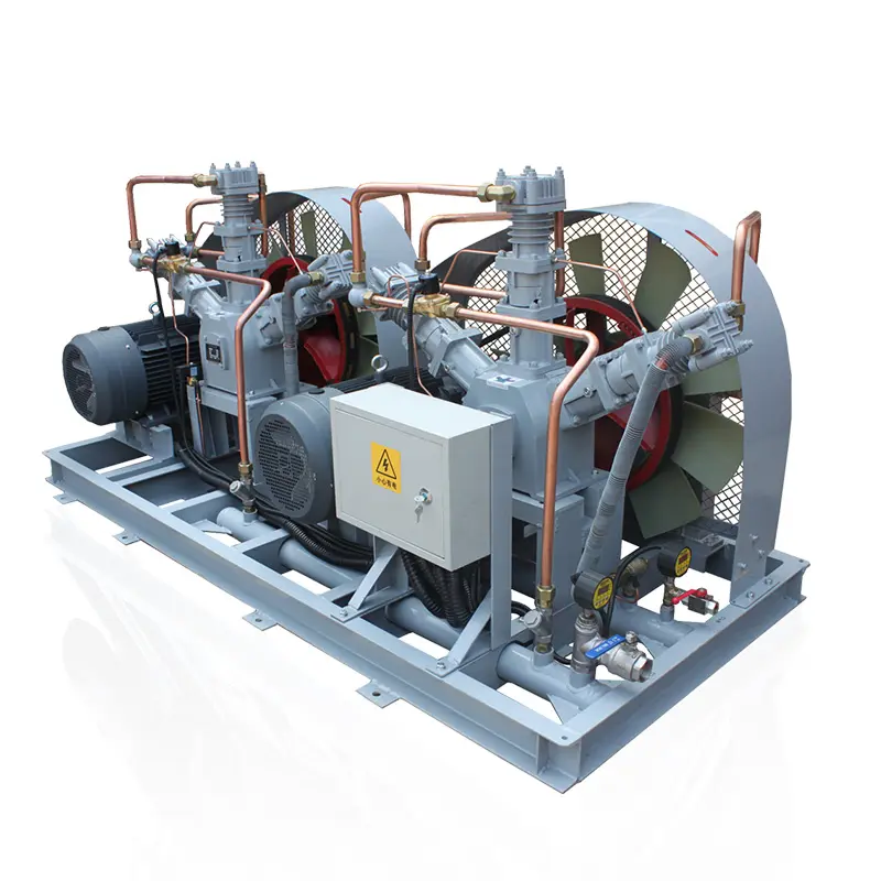 Kompresor oksigen Nitrogen bersertifikasi CE kompresor penguat Gas bebas minyak