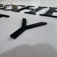 Lettres en acrylique 3D personnalisées non éclairées, logo intérieur en acrylique, logo pour salon de coiffure et de beauté, décoration de salon
