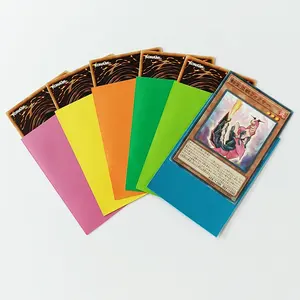 Лидер продаж, стандартные Защитные чехлы для Карт Yugioh 62x89 мм, разноцветные чехлы для карт