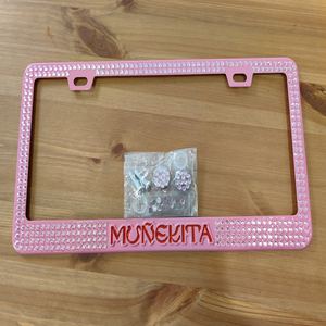 Aangepast logo, aangepaste vorm, gratis mockup, lage minimale bestelhoeveelheid voor auto-kentekenplaatdecoratie, kentekenplaathouder - Product Image 2