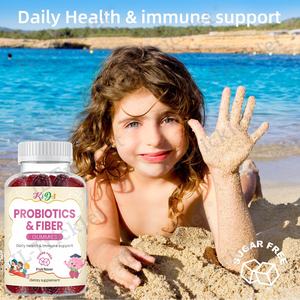 Gommes multi-vitamines et fibres prébiotiques OEM pour la santé des enfants et bonbons à la vitamine C D3 zinc oméga 3 fibres - Product Image 4