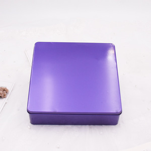 Factory Custom Food Grade Large Size <strong>Tin</strong> Can Gift Packaging Candy <strong>Sweets</strong> Square Cookie <strong>Tin</strong> Box - Product Image 4