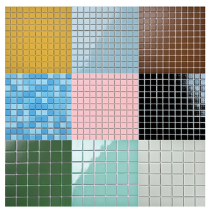 Yanardöner Sıcak Eriyen Mavi Yüksek Kaliteli 6MM Mozaik Azulejo Seramik Mozaik Yüzme Havuzu Karosu Modern İç Mekan Duvar Karosu - Product Image 1