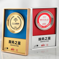 Plaque Métallique Personnalisable en Aluminium pour Récompense d'Entreprise, Écologique, Gravée, avec Impression UV, Cadeaux de Bienvenue WDY-0471