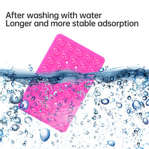 Funda de teléfono de succión de silicona de 2 lados Soporte de succión de teléfono de montaje adhesivo Compatible <span class=keywords><strong>con</strong></span> funda de teléfono <span class=keywords><strong>iPhone</strong></span> y Android - Product Image 3