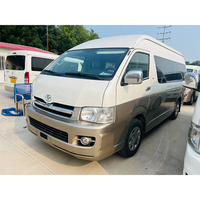 Autobús Coaster Hiace Usado del Año 2015, Autobús de 13 Plazas de Segunda Mano, Minibús Coaster Hiace con Buen Precio en Venta