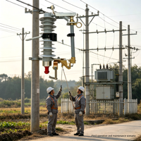 Transformateur de distribution Zhuoli MACA-12(Z) 12kV, parafoudre, fusible, coupe-circuit, protection extérieure anti-vieillissement résistante aux intempéries