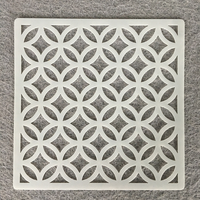 9 pochoirs géométriques réutilisables en PET pour la peinture, modèles de motifs de carreaux pour murs, meubles en bois, décoration intérieure DIY