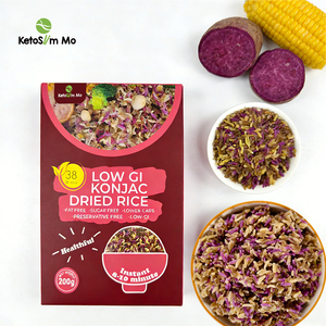 Ketoslimmo : Riz de Konjac Séché Trois Couleurs, Substitut de Repas Sain pour Régime - Product Image 1