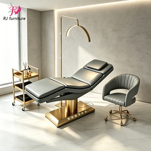 3-Motor Electric Beauty Bed <b>Height</b> <b>Adjustable</b> Modern Salon Massage <b>Table</b> Memory Foam Aesthetic Bed PU for Medical Spa - Product Image 1