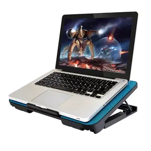 Best Seller Portable Laptop Folding Adjustable Notebook Cooler Laptop Cpu Stand With Fan Usb Cooling For Laptop