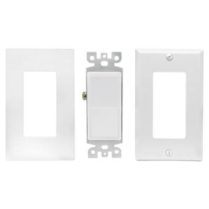 1 गैंग वॉल प्लेट स्क्रूलेस डेकोरेटर वॉल प्लेट चाइल्ड सेफ कवर स्क्रूलेस वॉल प्लेट - Product Image 2