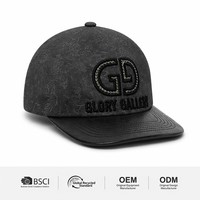 Casquette Snapback style équipe de course avec logo brodé 3D personnalisé, broderie latérale et visière imprimée – Vente en gros
