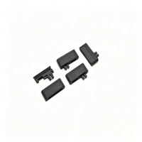 Boucle de verrouillage rectangulaire en plastique à clipser, clip coulissant de verrouillage pour la connexion des sangles de sac et accessoires de positionnement fixe