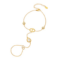 Bracelet en acier inoxydable électroplaqué en forme de U, empilable, tendance, unisexe, cadeau, bijoux