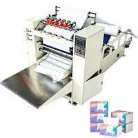 Línea de Producción de Fábrica, Máquina Automática para Hacer Cajas de Papel Tisú Plegables en V