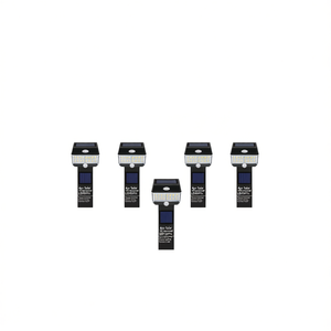 Luces LED solares para caminos, 4 unidades, IP65, resistentes al agua, con sensor del anochecer al amanecer, luces para escaleras exteriores, patio y barandillas - Product Image 1