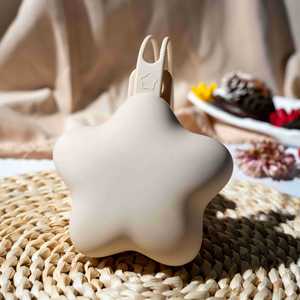 Boîte de rangement portable en <span class=keywords><strong>silicone</strong></span> pour les sorties, boîte de rangement en <span class=keywords><strong>silicone</strong></span> pour sucettes de bébé, pochette de rangement en forme d'étoile à cinq branches - Product Image 5