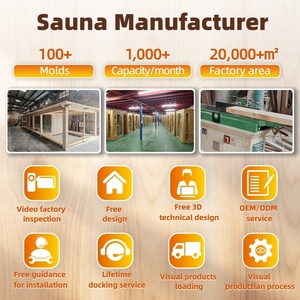 Sauna Tradicional Interior para 4-5 Personas, Más Vendida, con <span class=keywords><strong>Estufa</strong></span> Eléctrica Harvia y Madera de Hemlock para Relajación con Vapor Seco en Casa - Product Image 5