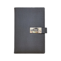 Boîte-cadeau de carnet personnalisé personnel de mode classique décoré avec le cahier en cuir souple délicat