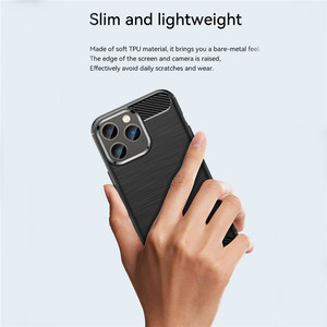 <span class=keywords><strong>Coque</strong></span> de téléphone souple en Fiber de carbone antichoc pour <span class=keywords><strong>Sony</strong></span> XZ1 Compact XZ2 Premium XZ3 XA1 Plus XA2 Ultra L1 L2 <span class=keywords><strong>L3</strong></span> Ace - Product Image 3