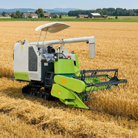Moissonneuse-batteuse à riz Wubota à haute productivité et entièrement personnalisable, avec alimentation complète
