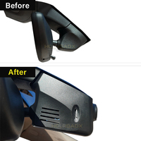 Caméra de tableau de bord double objectif 170° compatible OEM 4G pour Porsche Cayenne/Macan/911/Panamera/Boxster/Cayman/718, enregistrement vidéo et vision nocturne