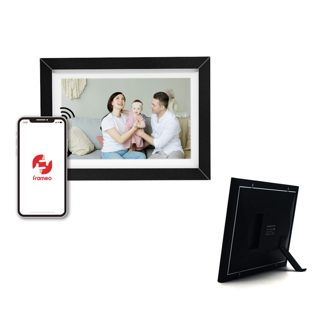 High Resolution Touch Screen 10 Inch Wifi Cloud Digital Photo Frame With Picture Video Function